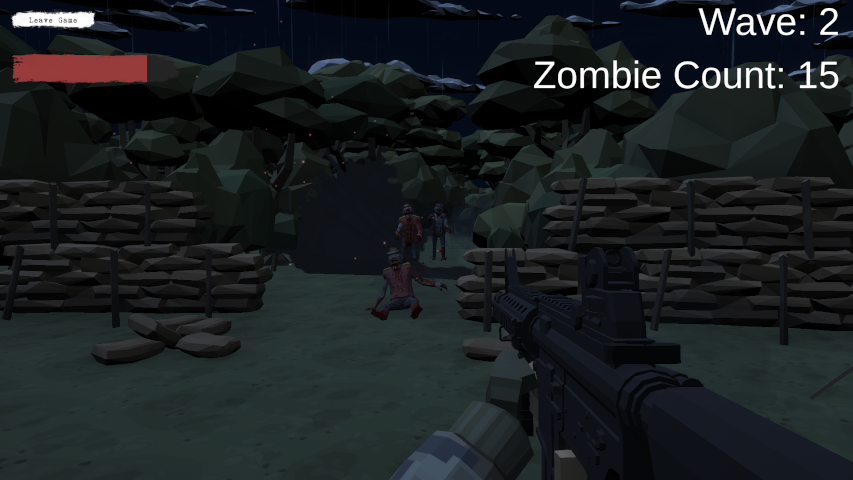 Pew! Pew! Arrgh! In game screenshot Survival Level